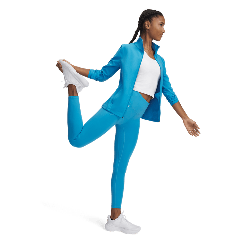 Licra-under-armour-para-mujer-Motion-Ankle-Leg-para-entrenamiento-color-azul.-Outfit-Completo