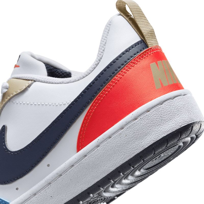 Tenis-nike-para-niño-Court-Borough-Low-Recraft-Bg-para-moda-color-blanco.-Talon