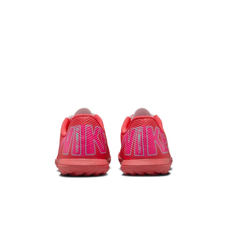 Guayos-nike-para-niño-Jr-Vapor-16-Club-Tf-para-futbol-color-naranja.-Talon