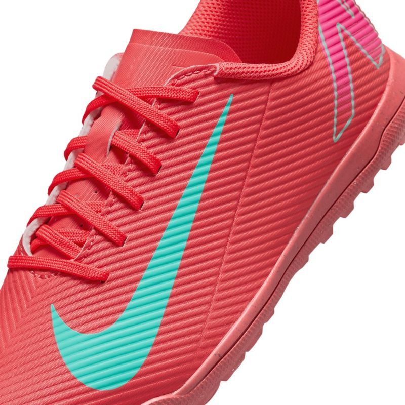 Guayos-nike-para-niño-Jr-Vapor-16-Club-Tf-para-futbol-color-naranja.-Detalle-1