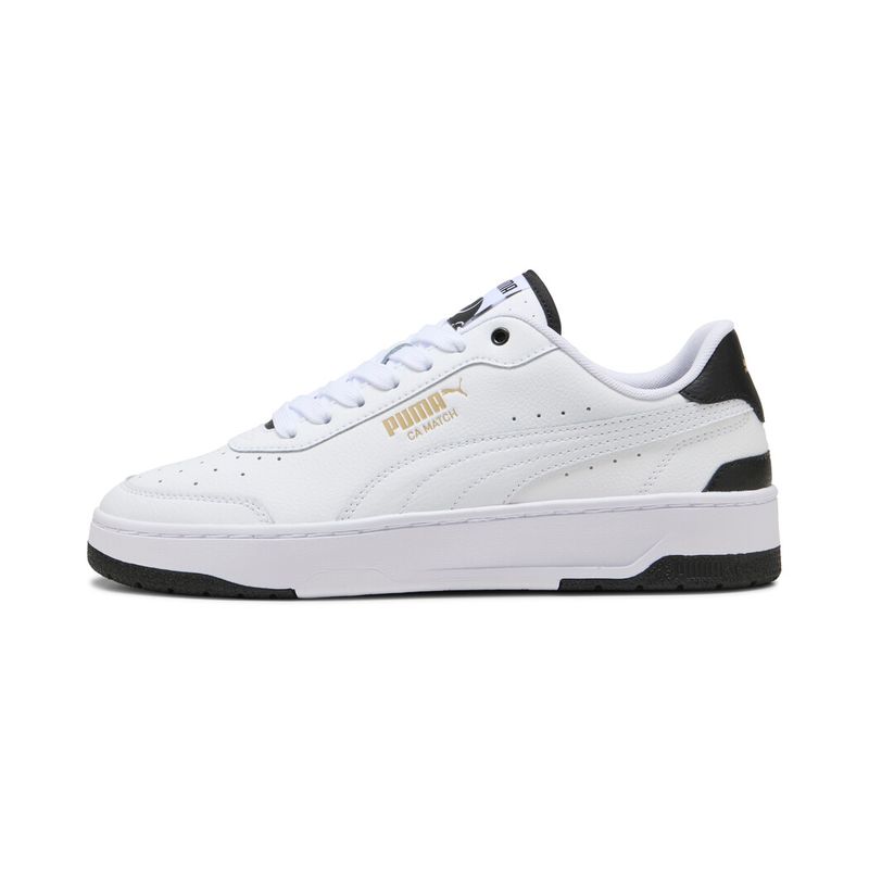 Tenis-puma-para-hombre-Ca-Match-para-moda-color-blanco.-Lateral-Interna-Derecha