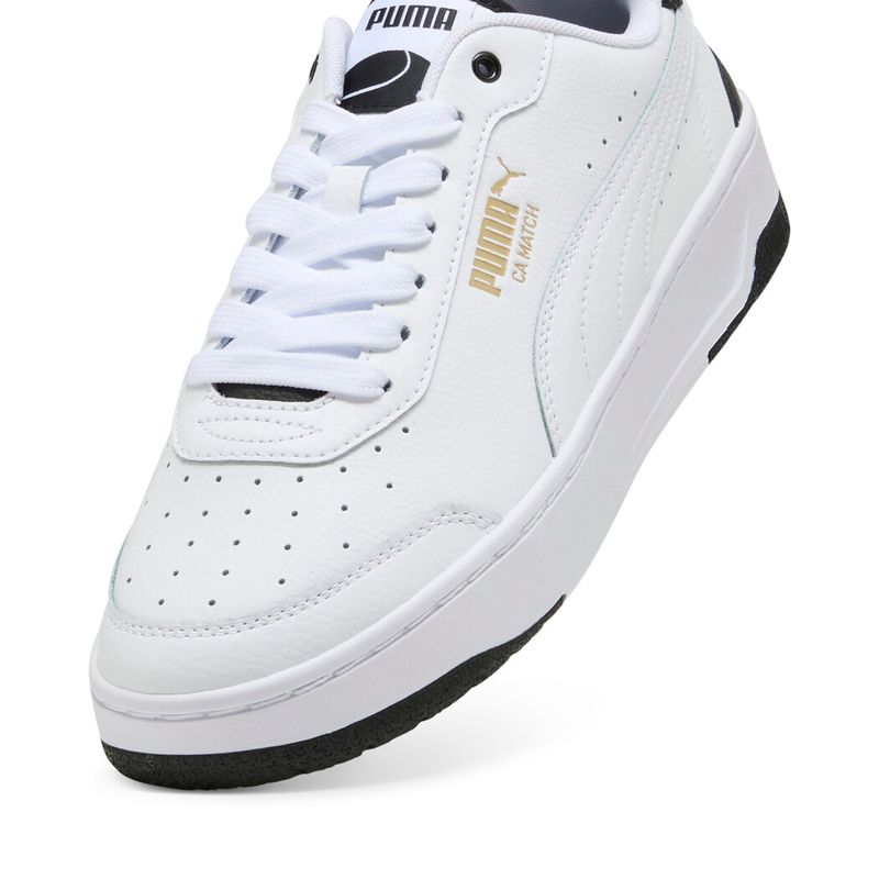Tenis-puma-para-hombre-Ca-Match-para-moda-color-blanco.-Capellada