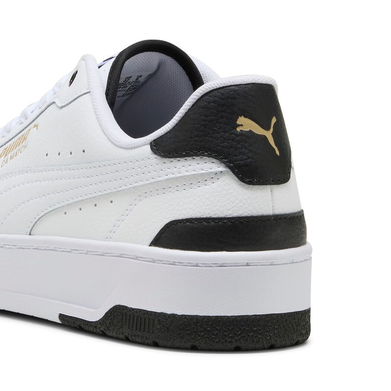 Tenis-puma-para-hombre-Ca-Match-para-moda-color-blanco.-Talon