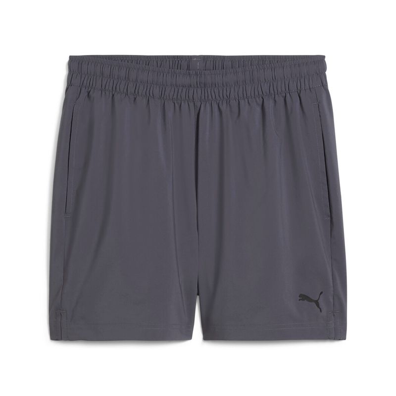 Pantaloneta-puma-para-hombre-M-Tad-Essentials-5-Woven-Short-para-entrenamiento-color-gris.-Frente-Sin-Modelo