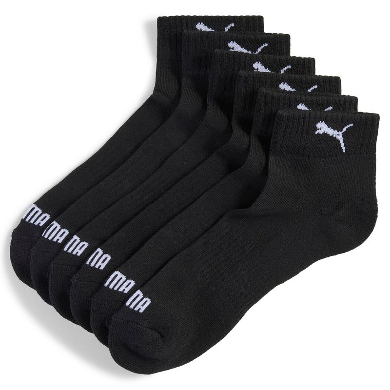 Medias-puma-unisex-Puma-Unisex-New-Generation-Cushioned-Qua-para-moda-color-negro.-Frente-Sin-Modelo