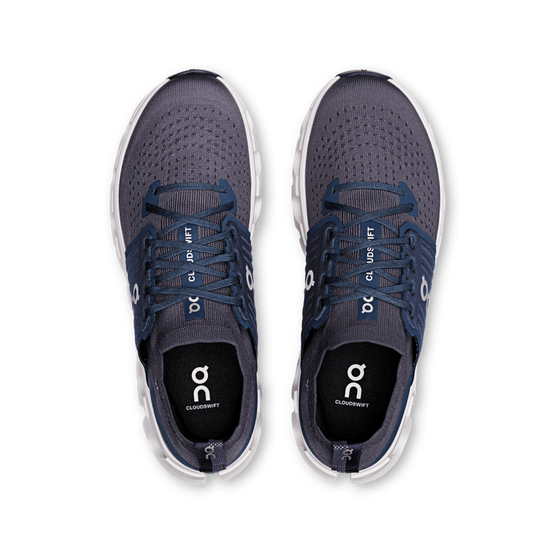 Tenis-on-para-hombre-Cloudswift-4-para-correr-color-negro.-Capellada