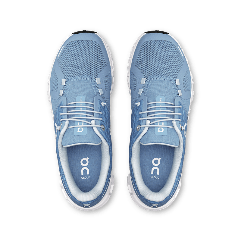 Tenis-on-para-mujer-Cloud-6-para-moda-color-gris.-Capellada