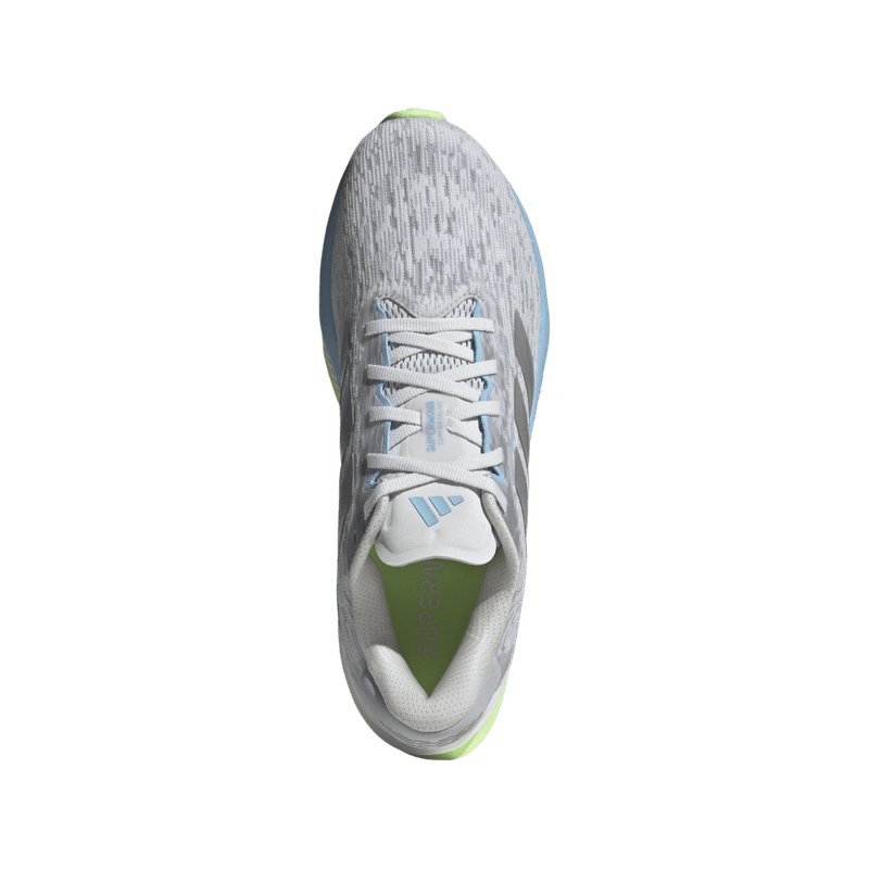Tenis-adidas-para-hombre-Supernova-Comfortgl-para-correr-color-gris.-Capellada