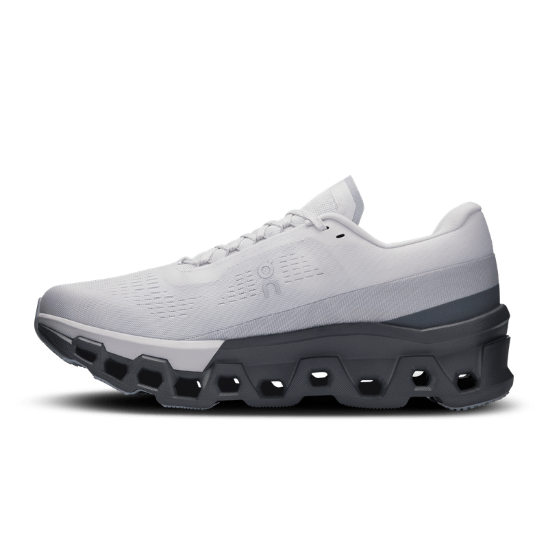 Tenis-on-para-hombre-Cloudmonster-2-para-correr-color-gris.-Lateral-Interna-Izquierda