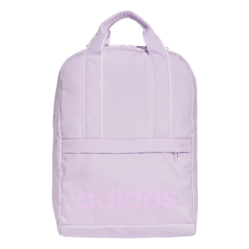 Morral-adidas-para-mujer-W-L-Ess-Bp-para-moda-color-morado.-Frente-Sin-Modelo