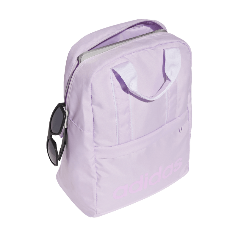 Morral-adidas-para-mujer-W-L-Ess-Bp-para-moda-color-morado.-Detalle-2