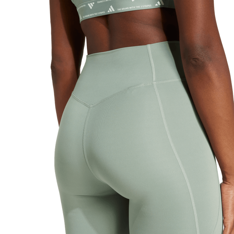 Licra-adidas-para-mujer-Opt-Ess-St-7In-para-entrenamiento-color-verde.-Detalle-1
