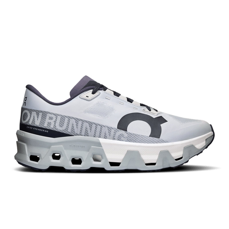 Tenis-on-para-hombre-Cloudmonster-Hyper-para-correr-color-gris.-Lateral-Externa-Derecha