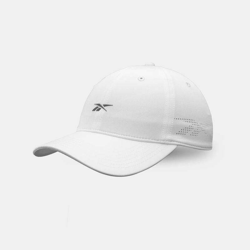Gorra-reebok-unisex-Rbk-Training-Perforated-Cap-para-entrenamiento-color-blanco.-Reverso-Sin-Modelo-