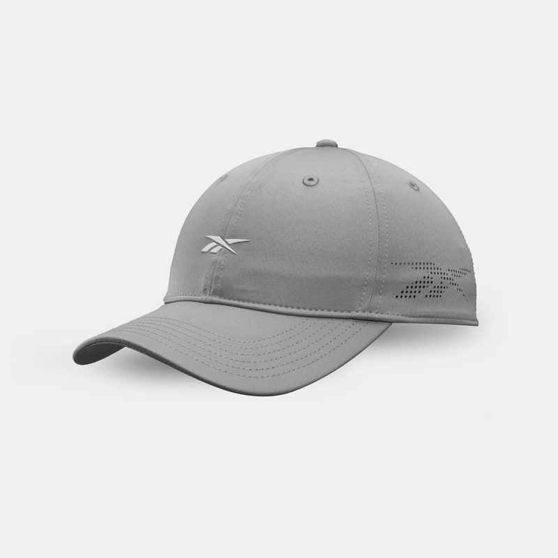 Gorra-reebok-unisex-Rbk-Training-Perforated-Cap-para-entrenamiento-color-gris.-Reverso-Sin-Modelo-