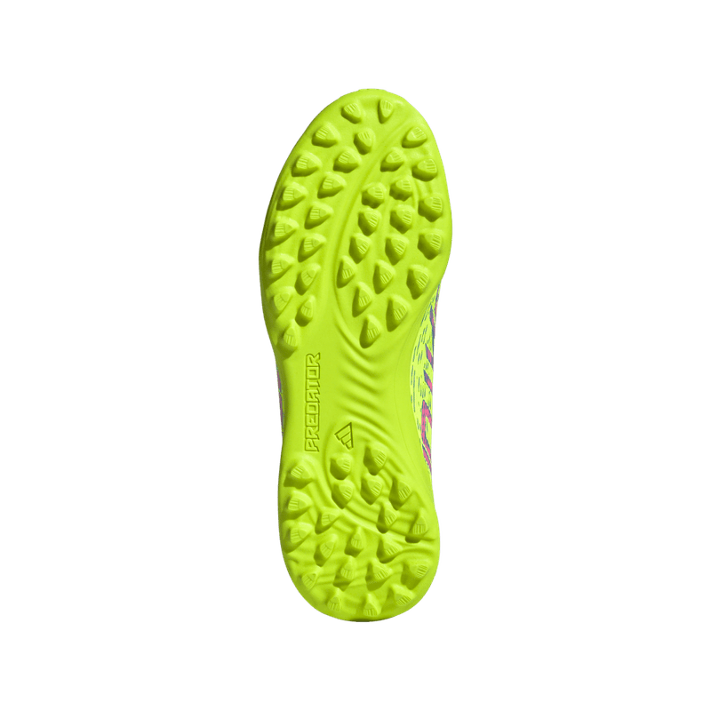 Guayos-adidas-para-niño-Predator-League-Tf-para-futbol-color-verde.-Capellada