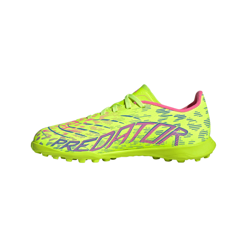 Guayos-adidas-para-niño-Predator-League-Tf-para-futbol-color-verde.-Talon