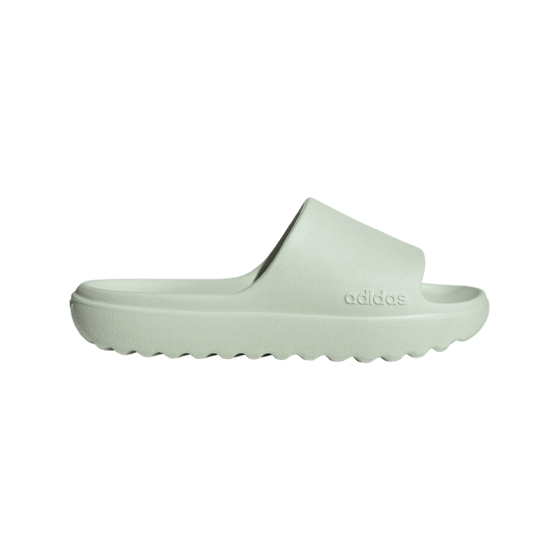 Tenis-adidas-unisex-Adilette-Lumia-para-moda-color-verde.-Lateral-Externa-Derecha