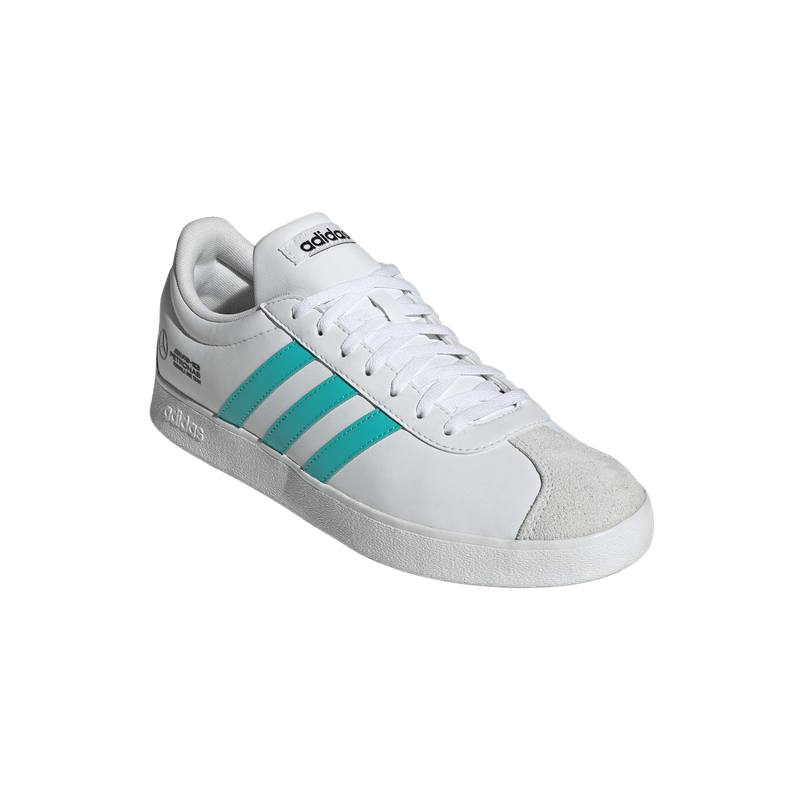 Tenis-adidas-unisex-Vl-Court-Mer-para-moda-color-blanco.-Par-Alineados