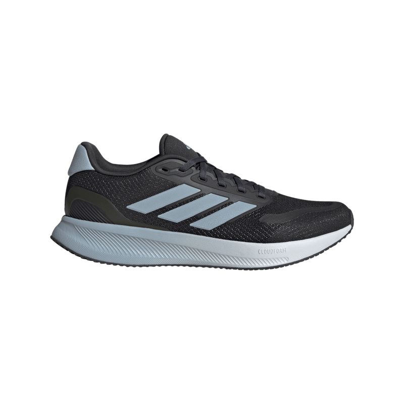 Tenis-adidas-para-hombre-Runfalcon-5-para-correr-color-gris.-Lateral-Externa-Derecha