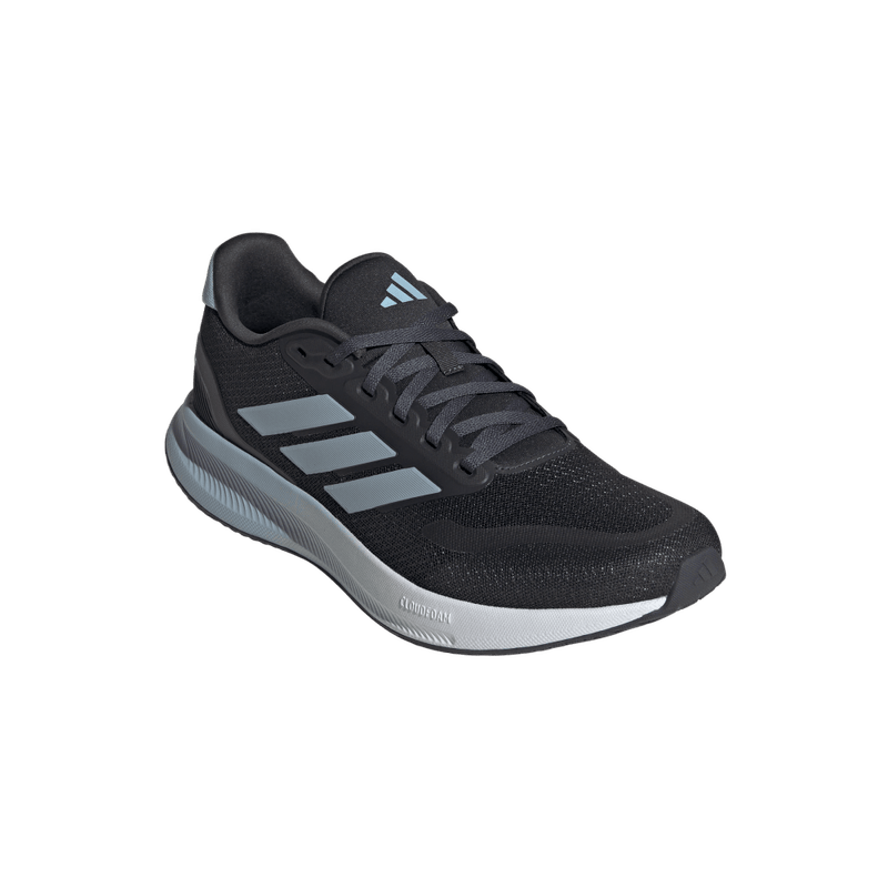 Tenis-adidas-para-hombre-Runfalcon-5-para-correr-color-gris.-Par-Alineados