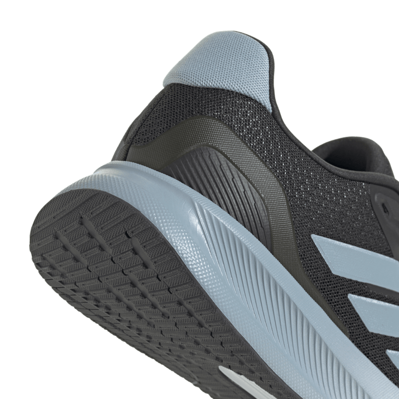 Tenis-adidas-para-hombre-Runfalcon-5-para-correr-color-gris.-Lateral-Y-Suela
