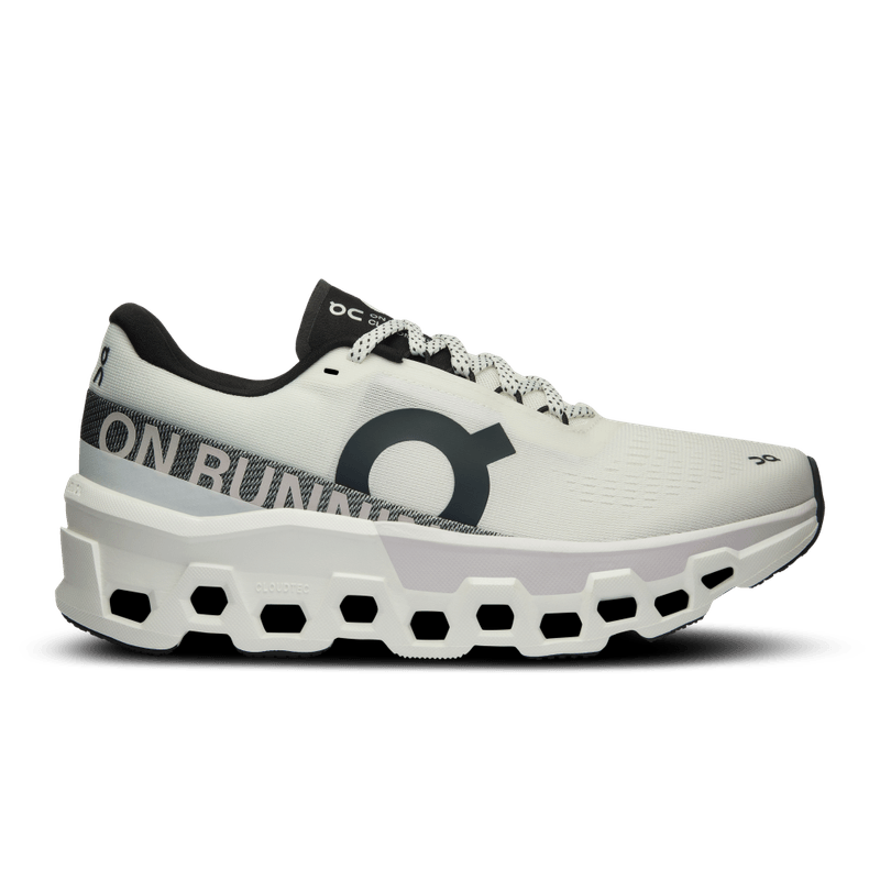 Tenis-on-para-mujer-Cloudmonster-2-para-correr-color-blanco.-Lateral-Externa-Derecha