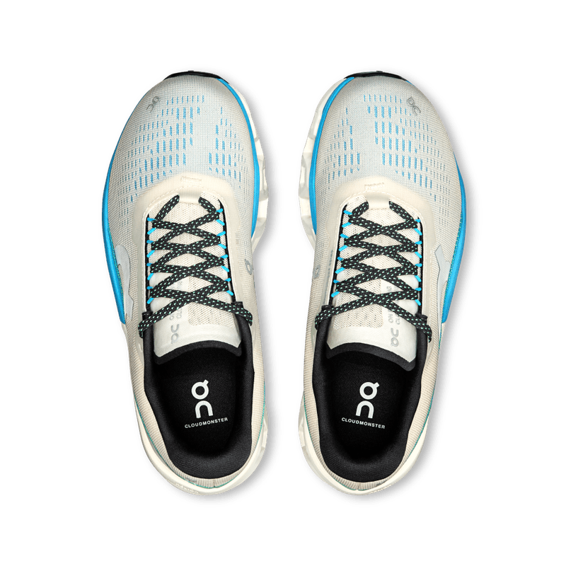 Tenis-on-para-mujer-Cloudmonster-2-para-correr-color-blanco.-Capellada