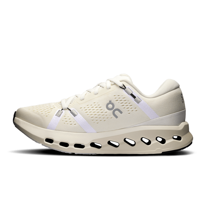 Tenis-on-para-mujer-Cloudsurfer-2-para-correr-color-gris.-Lateral-Interna-Izquierda