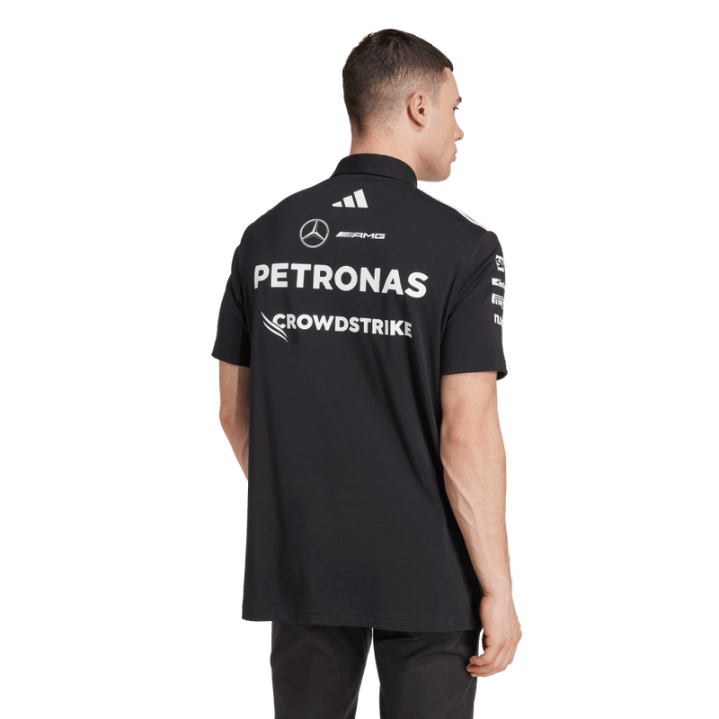 Polo-adidas-para-hombre-Mer-Tm-Polo-Bm-para-moda-color-negro.-Frente-Sin-Modelo