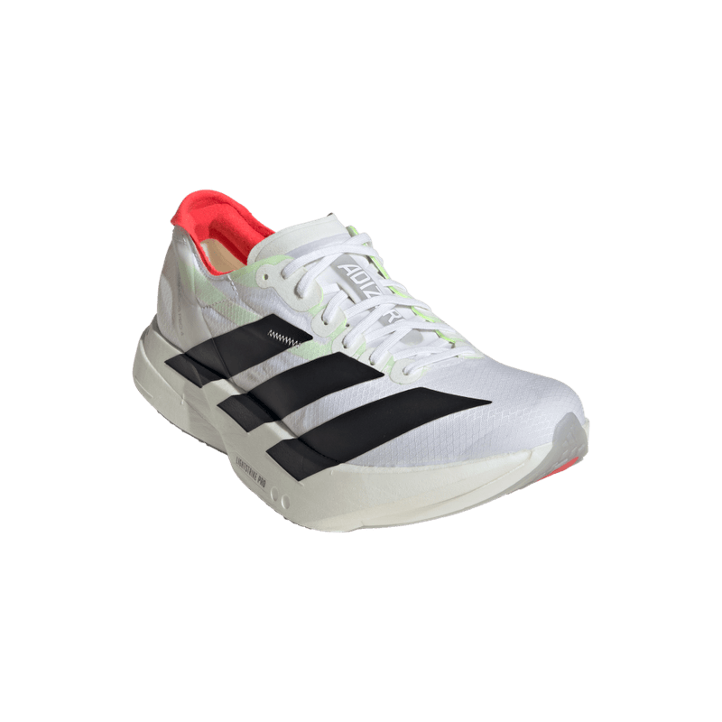 Tenis-adidas-para-mujer-Adizero-Adios-Pro-4-para-correr-color-blanco.-Par-Alineados