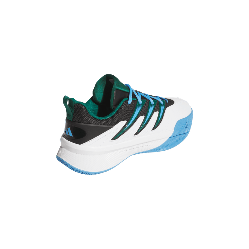 Tenis-adidas-unisex-Dame-Certified-3-para-baloncesto-color-blanco.-Par-Laterales
