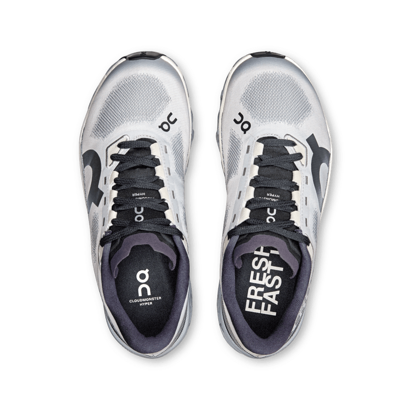 Tenis-on-para-mujer-Cloudmonster-Hyper-para-correr-color-gris.-Capellada