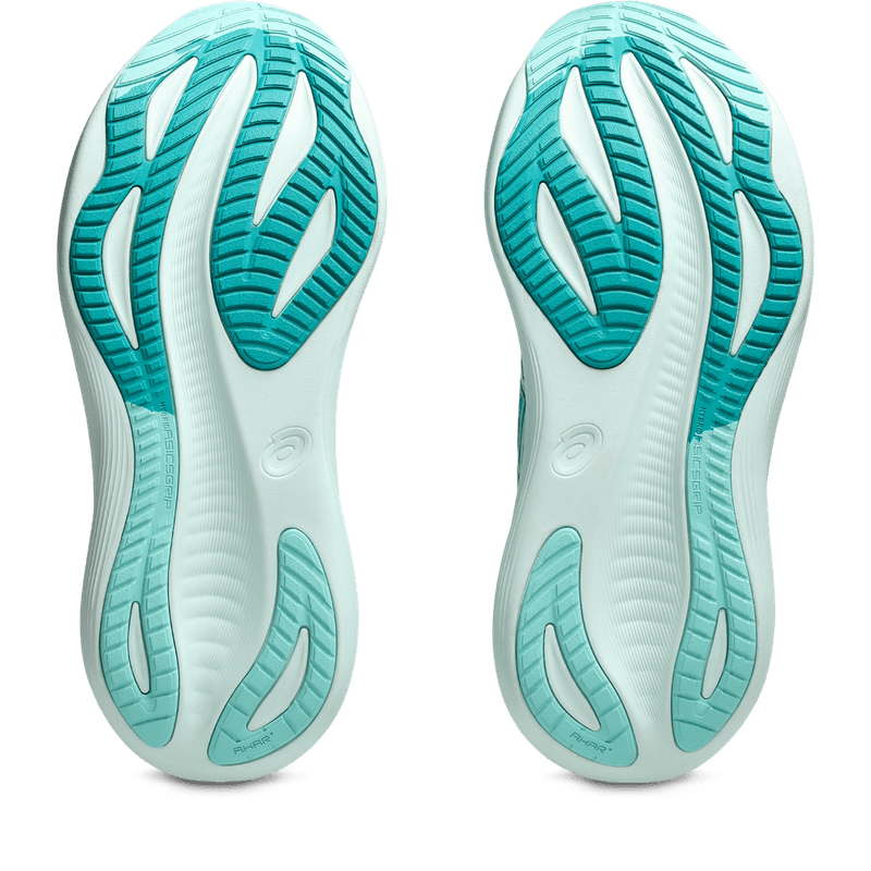 Tenis-asics-para-mujer-Gel-Nimbus-27-para-correr-color-azul.-Suela