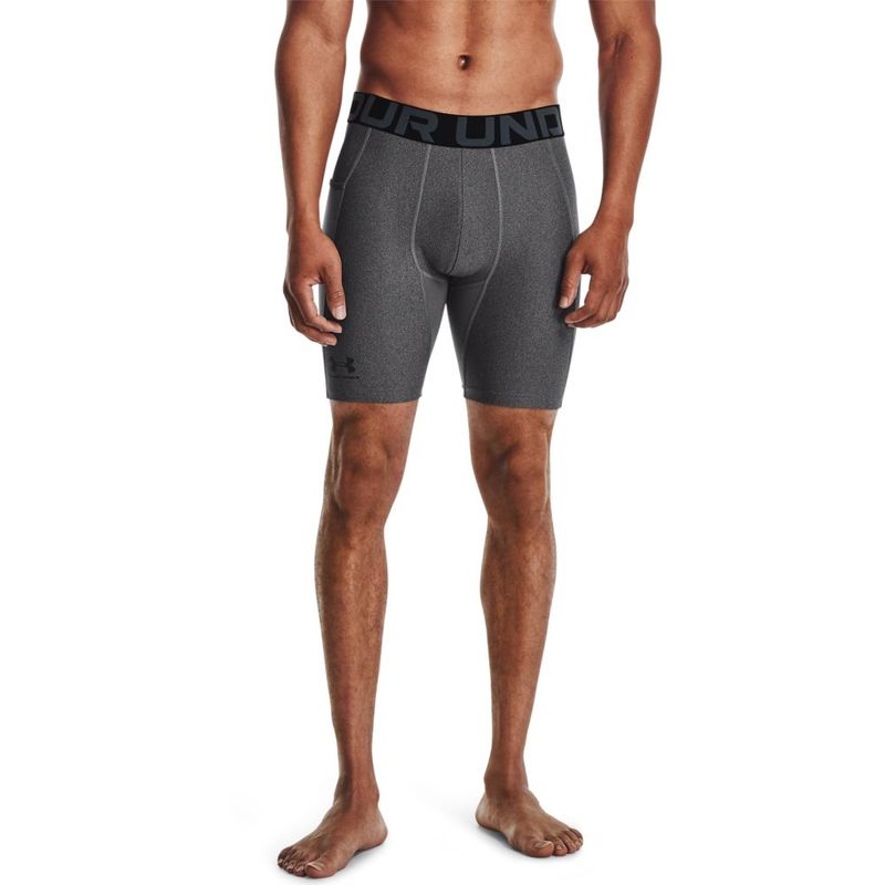 Pantaloneta-under-armour-para-hombre-Ua-Hg-Armour-Shorts-para-entrenamiento-color-gris.-Frente-Sobre-Modelo