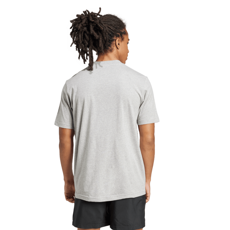 Camiseta-Manga-Corta-adidas-para-hombre-M-Sl-Sj-T-para-moda-color-gris.-Frente-Sin-Modelo