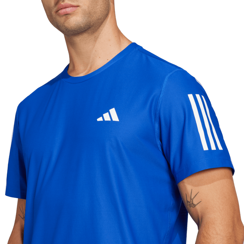 Camiseta-Manga-Corta-adidas-para-hombre-Otr-B-Tee-para-correr-color-azul.-Detalle-Posterior