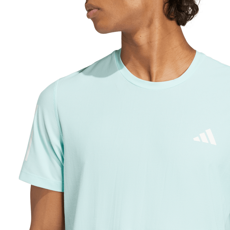 Camiseta-Manga-Corta-adidas-para-hombre-Otr-B-Tee-para-correr-color-azul.-Detalle-2