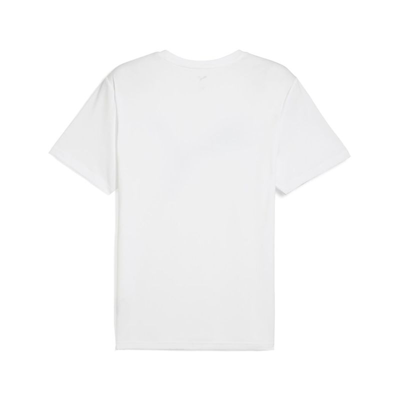 Camiseta-Manga-Corta-puma-para-hombre-M-Tad-Essentials-Logo-Tee-para-entrenamiento-color-blanco.-Reverso-Sin-Modelo