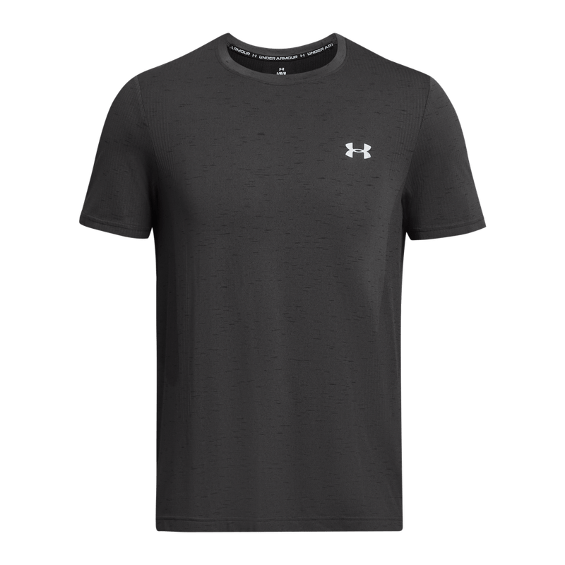 Camiseta-Manga-Corta-under-armour-para-hombre-Vanish-Seamless-Ss-para-entrenamiento-color-gris.-Frente-Sin-Modelo