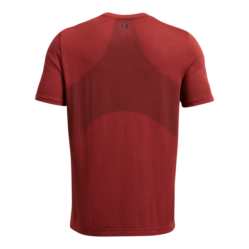 Camiseta-Manga-Corta-under-armour-para-hombre-Vanish-Seamless-Ss-para-entrenamiento-color-naranja.-Reverso-Sin-Modelo