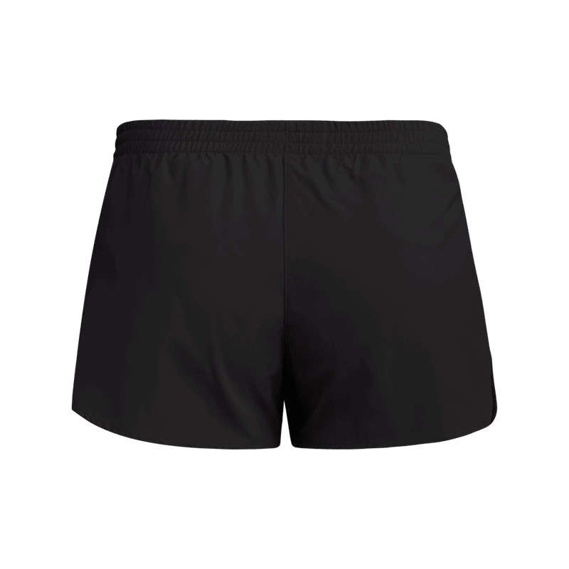 Pantaloneta-adidas-para-mujer-Adizero-E-Split-para-correr-color-negro.-Frente-Sin-Modelo