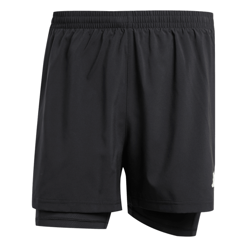 Pantaloneta-adidas-para-hombre-Otr-B-S-2In1-M-para-correr-color-negro.-Frontal-Sobre-Modelo