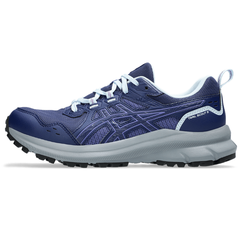 Tenis-asics-para-mujer-Trail-Scout-3-para-correr-color-azul.-Lateral-Externa-Derecha