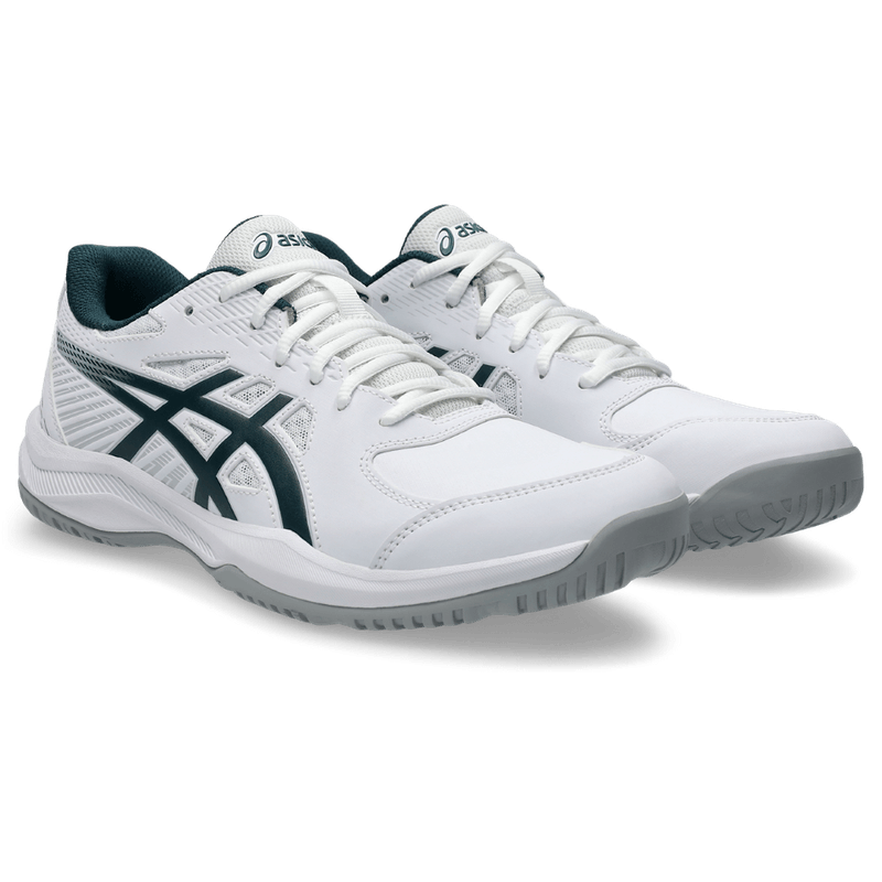 Tenis-asics-para-hombre-Court-Slide-4-para-tenis-color-blanco.-Par-Alineados