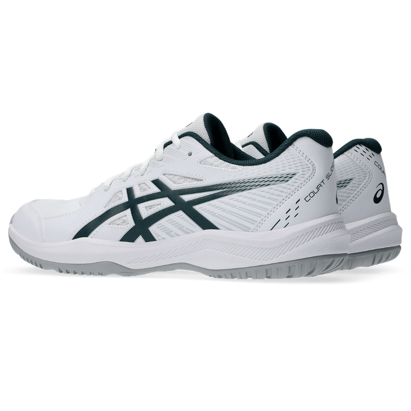 Tenis-asics-para-hombre-Court-Slide-4-para-tenis-color-blanco.-Detalle-1
