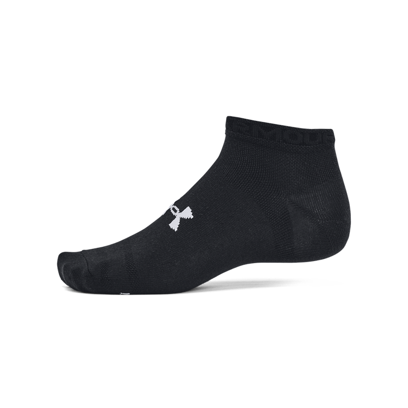 Medias-under-armour-unisex-Unisex-Ua-Essential-6Pk-Low-para-moda-color-negro.-Frente-Sobre-Modelo