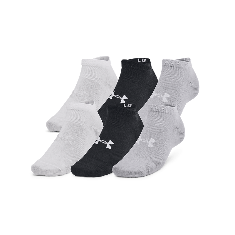 Medias-under-armour-unisex-Unisex-Ua-Essential-6Pk-Low-para-moda-color-negro.-Pack-De-Medias