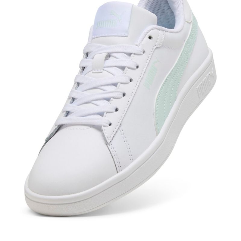 Tenis-puma-para-mujer-Puma-Smash-3.0-L-Wns-para-moda-color-blanco.-Capellada