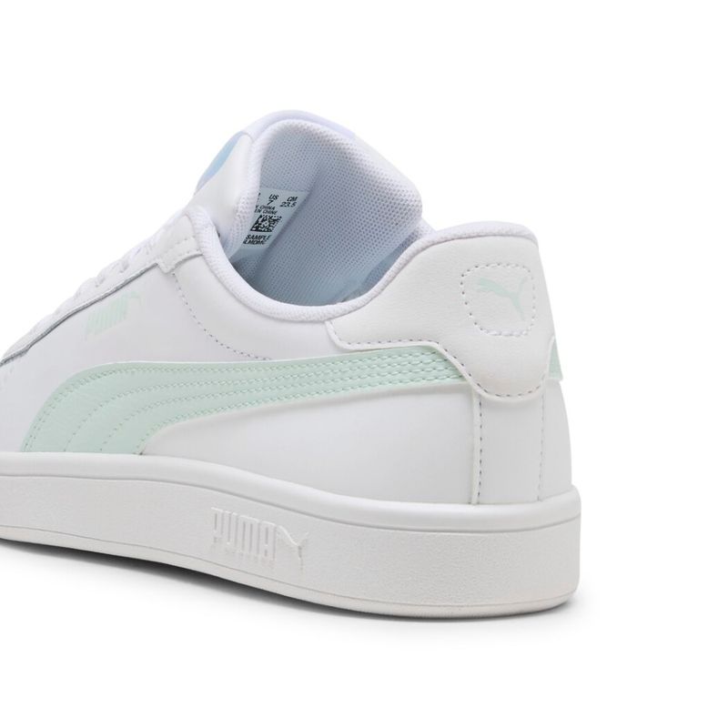 Tenis-puma-para-mujer-Puma-Smash-3.0-L-Wns-para-moda-color-blanco.-Talon